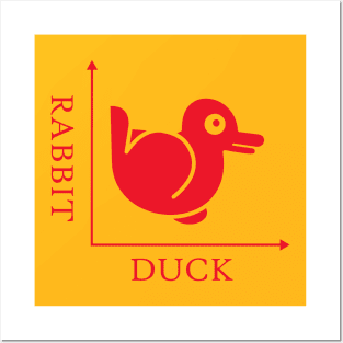 Duck Rabbit Illusion Posters and Art